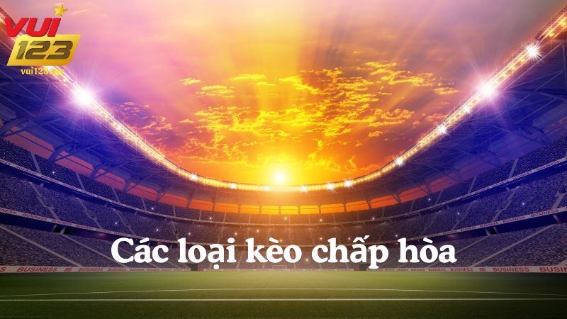 Các loại kèo chấp hòa trong bóng đá